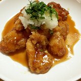 しっとりジューシー！鶏むね肉の唐揚げおろしたれ♪